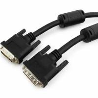 Кабель Cablexpert DVI-D single link, 19M/19M, 3.0м, черный, феррит. кольц