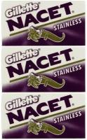 Лезвия для Т-образного станка Gillette Nacet Stainles, 15 шт