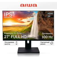 27" Монитор AIWA MF270A, IPS, 1920x1080, 100Hz