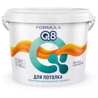 Краска водно-дисперсионная Formula Q8 Для потолков матовая белый 13 кг