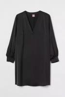 Платье H&M для женщин, размер Черный, цвет XL