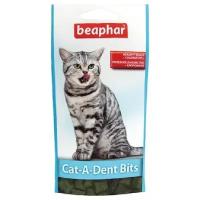 Beaphar Подушечки для чистки зубов у кошек (Cat-a-Dent Bits) 75шт. (1140611404) | Cat-A-Dent Bits 0,035 кг 20541 (2 шт)