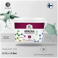 Краска акриловая Malare Профессиональная № 7 матовая мятный леденец 2.7 л 3.9 кг