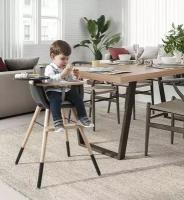 Стул Micuna OVO ORIGINAL PLUS TIMBER (natural wax/anthracite) полипропиленовые ремни grey