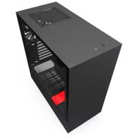 Компьютерный корпус NZXT H510 Black/red