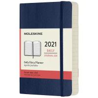 Ежедневник Moleskine Classic Soft синий сапфир, карманный, 400стр. (DSB2012DC2)