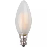 Лампа светодиодная ЭРА, F-LED B35-5w-827-E14 frozed E14, B35, 5Вт, 2700К