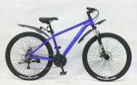 Алюминиевый горный дисковый 29" рост 170-185см 21 скорость синий рама 19" MTB велик взрослый мужской женский подростковый раш хардтейл hardtail SHIMANO скоростной найнер велосипед RUSH HOUR XS 925