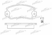 PATRON Колодки тормозные дисковые передн FIAT 131 76-84, 131 Familiare/Panorama 78-85, 147 76-95, 147 Panorama 80-95, PANDA 80-04, PANDA 03-, PANDA Van 86-04, REGATA 83-90, REGAT