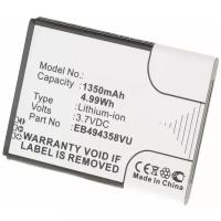 Аккумулятор iBatt iB-U3-M353 1350mAh для Samsung GT-S6818V, GT-S6818, Ace, Galaxy S Mini, GT-S5830i Galaxy Ace, GT-S5660 Galaxy Gio