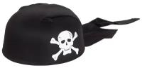 Шляпа, Пиратская бандана, Черный, 1 шт
