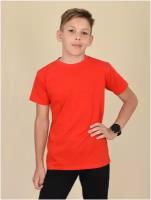 Футболка, футболка для мальчика, футболка однотонная, футболка детская (П35-16 р72 (146) 01) LIDEKO kids