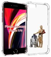 Чехол MyPads starwars-звездные-войны для iPhone 7 4.7 / iPhone 8 / iPhone SE 2 (2020) / Apple iPhone SE3 2022 задняя-панель-накладка-бампер