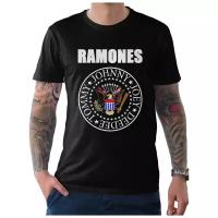 Футболка DS Apparel Группа Ramones Мужская Черная 3XL