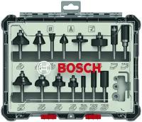 Bosch Набор фрез смешанный 6мм. 15шт. 2607017471