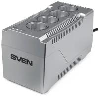 Стабилизатор напряжения однофазный SVEN VR-F1000 (0.32 кВт) серебро