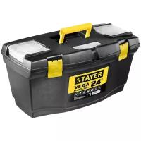 STAYER VEGA-24, 610 х 320 х 300 мм, (24″), пластиковый ящик для инструментов (38105-21)