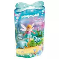 Набор с элементами конструктора Playmobil Fairies 9139 Фея и семья енотов из волшебного леса