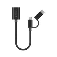 OTG адаптер DEPPA 72319 USB - MICRO USB + USB-C