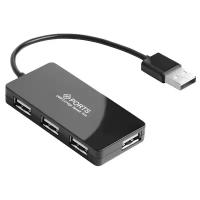 USB Hub 2.0 на 4 порта, 0.15m, Black