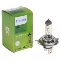 Лампа автомобильная галогенная Philips LongLife EcoVision 12342LLECOC1 H4 60/55W P43t 3200K 1 шт