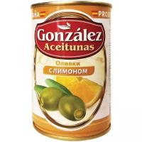 Aceitunas Gonzalez Оливки с лимоном, 300 г