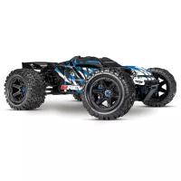 Трагги Traxxas E-Revo 6S TRA86086-4, 1:10, 58.5 см, черный/синий