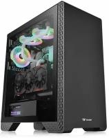 Корпус ATX Thermaltake S300 TG, Midi-Tower, без БП, черный ca-1p5-00m1wn-00