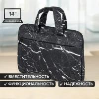 Сумка-портфель Brauberg "Marble с отделением для ноутбука 13-14, 3 кармана, 26х36х3 см, 270835