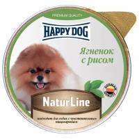 HAPPY DOG 125гр для собак Ягненок с рисом паштет