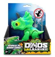 Funville Dino Unleashed клацающий трицератопс мини, 31127TR