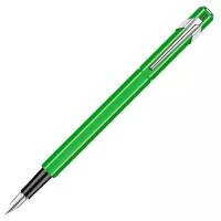 Carandache Office 849 Fluo - Yellow Green Fluo, перьевая ручка, F, подарочная коробка