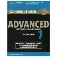 Cambridge English Advanced 1 for Revised Exam from 2015. Student's Book with Answers