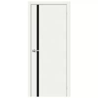 Дверь Браво/Dveri Bravo/Мода-11 Black Line White Mix, двери межкомнатные 2000x700