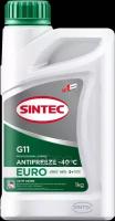 Sintec Антифриз Euro -40°C G11 (Зеленый), 1 л