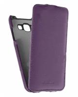 Кожаный чехол для Samsung Galaxy Grand 3 / MAX (SM-G7200) Armor Case "Full" (Фиолетовый)