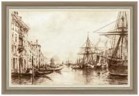 Набор для вышивания «Золотое Руно» МК-082 Венеция Канал Гранде. 1872
