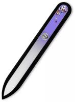 Пилка для ногтей BOHEMIA Czech Glass Nail Files 135694 стеклянная со стразами PRECIOSA, 135мм