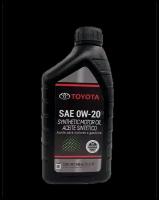 Моторное масло TOYOTA Motor Oil 0W-20 синтетическое 0,946 л 00279-0WQTE-6S