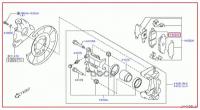 Колодки тормозные дисковые задние NISSAN D4M601BN0A | цена за 1 шт