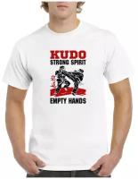 Футболка CoolPodarok Kudo strong spirit empty hands