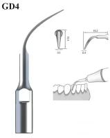 Насадка GD4 для скалера ультразвукового стоматологического, для снятия зубных отложений (подходит к DTE, Satelec, NSK). 1 шт