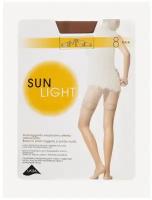 Ультратонкие чулки с гладкой резинкой OMSA SUN LIGHT 8