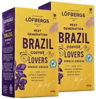 Кофе молотый Lofbergs Brazil Single Origin