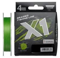 Шнур Favorite X1 PE 4X 150m Light Green #0.5/0.117mm 4.1kg/9lb