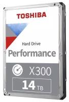 Жесткий диск Toshiba HDWR31EEZSTA (S, U) X300 BULK High-Performance 14ТБ 3,5" 7200RPM 512MB SATA-III (RTL)