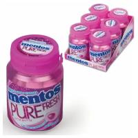 Жевательная резинка MENTOS Pure Fresh (Ментос) "Тутти-Фрутти", 54 г, банка, 39248