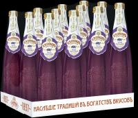 Газированный напиток Калиновъ Лимонадъ Винтажный Черная смородина, 0.5 л, 12 шт