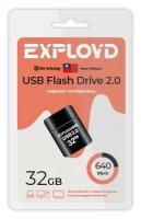 Флешка USB 2.0 Exployd 32 ГБ 640 ( EX-32GB-640-Black )