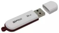 Память SiliconPower "Luxmini 320" 32GB, USB2.0 Flash Drive, белый